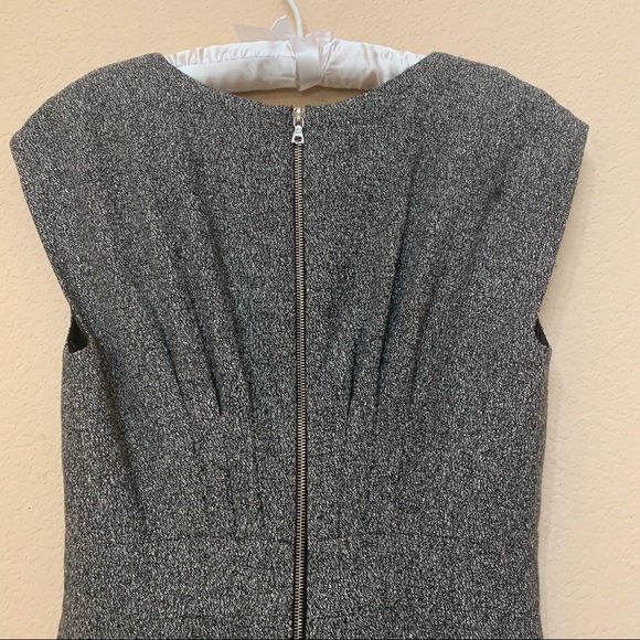 Cynthia Steffe Grey Wool Silk Blend Dress B18/21 - Picture 7 of 13